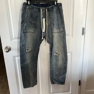 Mustard Seed ripped jeans purchased at Vici Collection